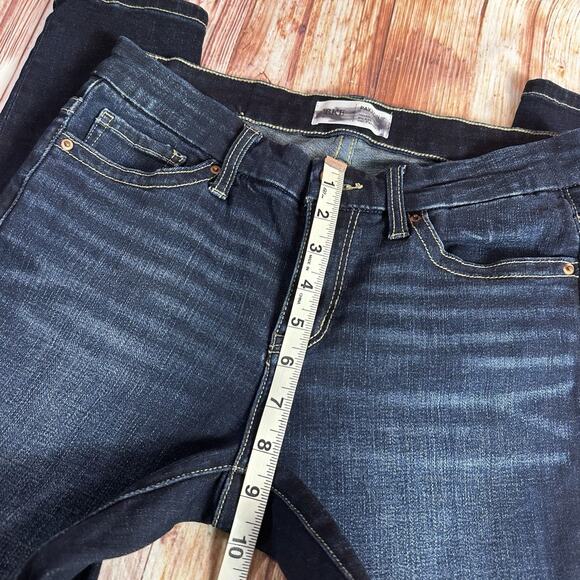 BKE Buckle PAYTON Size 26 Blue Mid Rise Ankle Skinny Jeans Denim Pants 27x27.5 - Picture 6 of 11